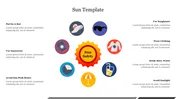 Amazing Sun Template PowerPoint Presentation Slide 