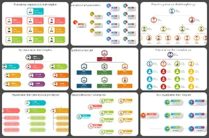 Organization charts Powerpoint Templates