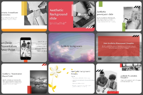 Aesthetic Powerpoint Templates