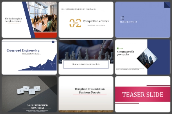 Header / Separator Powerpoint Templates