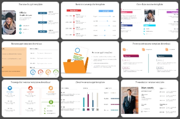 Resume Powerpoint Templates