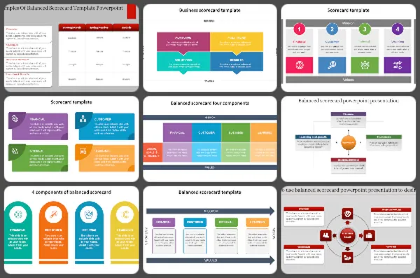 Balanced Scorecard Powerpoint Templates