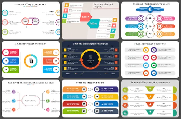 Cause and effect Powerpoint Templates