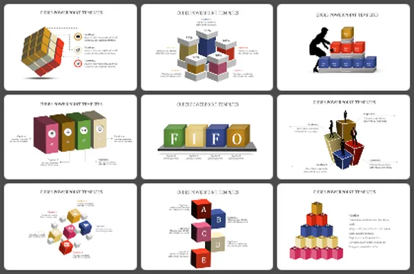 Cubes Powerpoint Templates