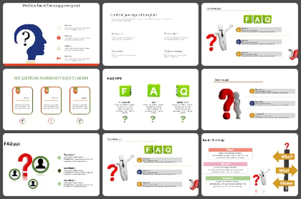 FAQ Powerpoint Templates