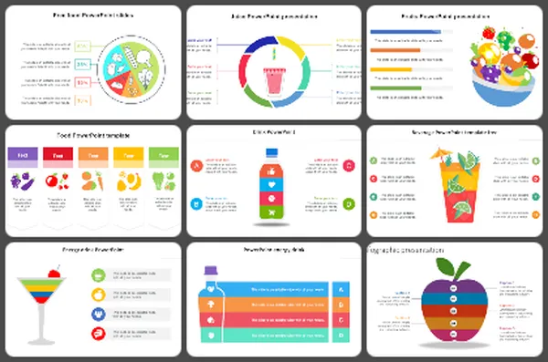 Food & Drinks Powerpoint Templates