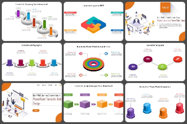 Isometrics Powerpoint Templates