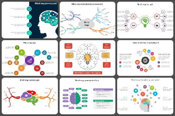 Mind Map Powerpoint Templates