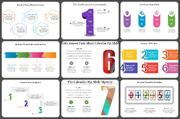 Numbers Powerpoint Templates