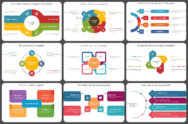 Porters Five Powerpoint Templates