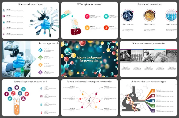 Science & Research Powerpoint Templates