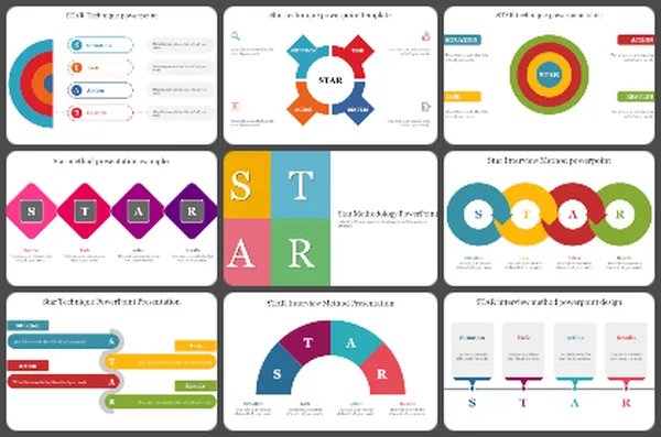 STAR method Powerpoint Templates