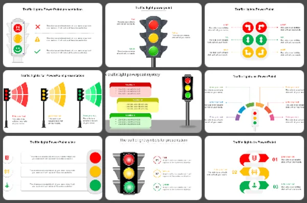 Traffic Lights Powerpoint Templates