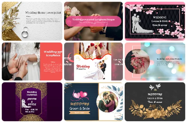 Wedding Powerpoint Templates